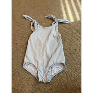 Minnow tie one piece swimsuit 3-4T